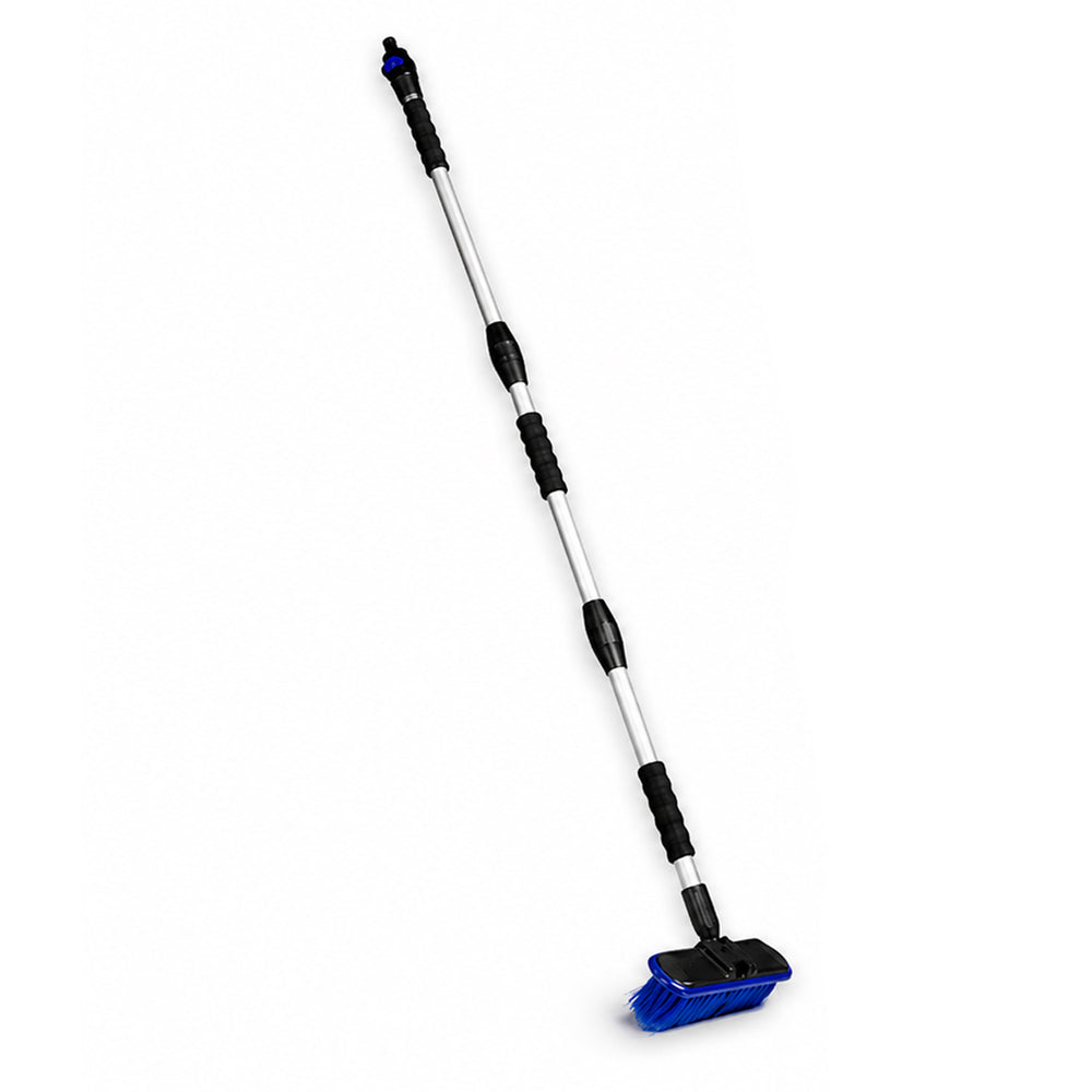 Shine 3 in 1 Adjustable Telescopic Handle Water Brush - Blue