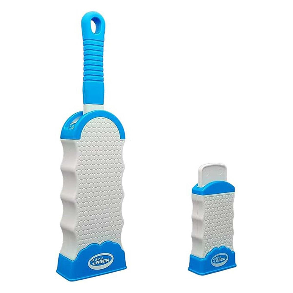Aqua Laser Sticky Hero - Self-Cleaning Animal Hair Remover Set - Blue