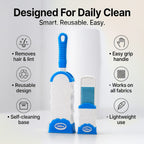 Aqua Laser Sticky Hero - Self-Cleaning Animal Hair Remover Set - Blue