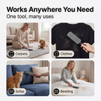 Aqua Laser Sticky Hero - Self-Cleaning Animal Hair Remover Set - black - Grey