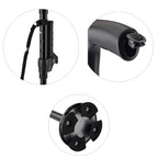 " Bliss & Beyond LED alarm dual handles walking cane - Black Product size:  Product weight: Gross weight: 580g,    Net weight: 530g                           Material:                                A_8574995