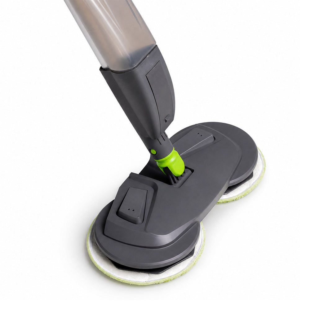 Brand New - Shine Rotating Mop With Spray - Grey