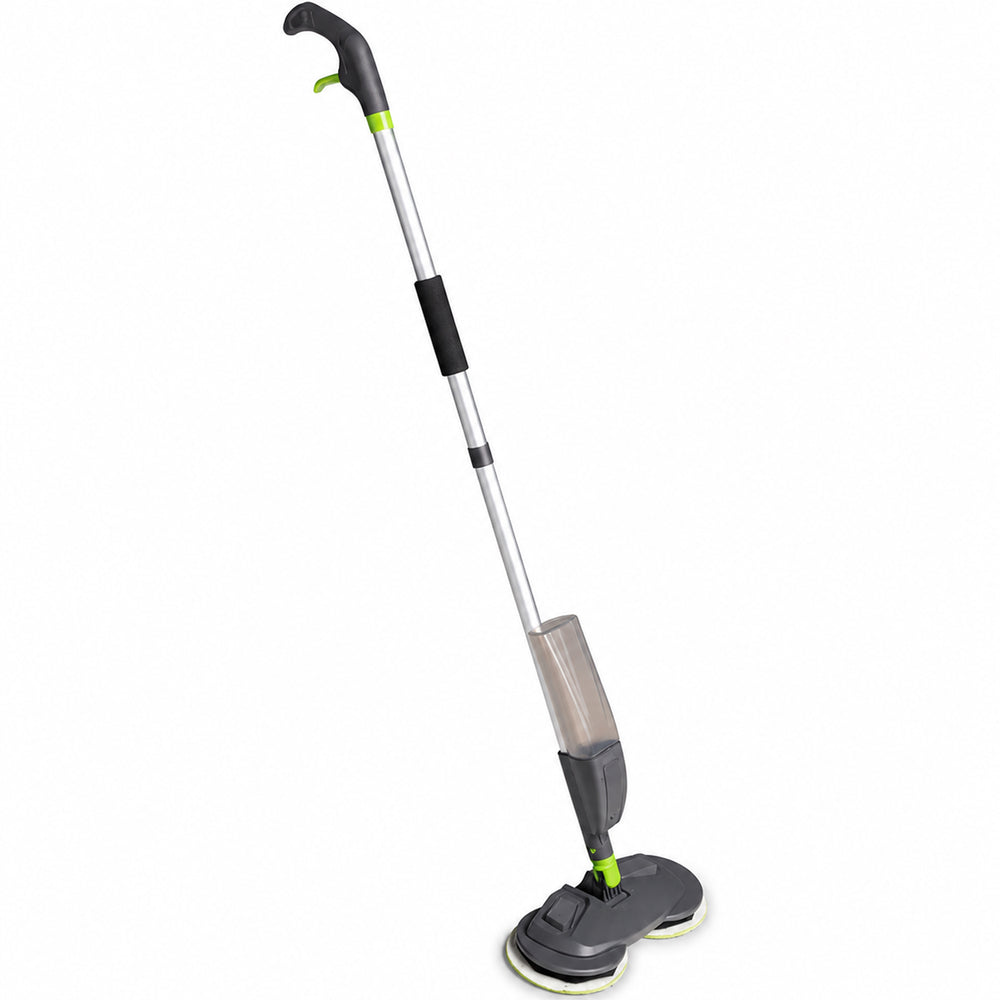 Brand New - Shine Rotating Mop With Spray - Grey