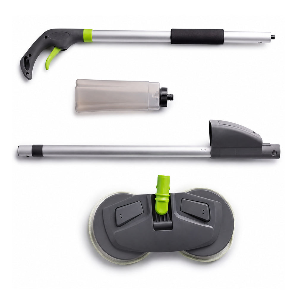 Brand New - Shine Rotating Mop With Spray - Grey