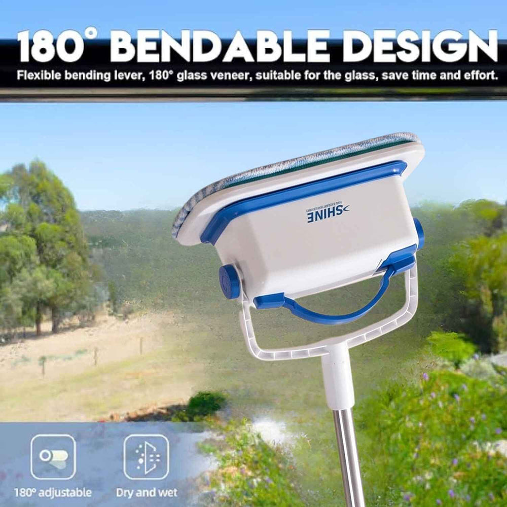 Aqua Laser Electric Vibro Scrubber - 1500 VPM Cordless Power Scrubber, 2-in-1 EasySwitch Telescopic - Handheld Cleaner - White