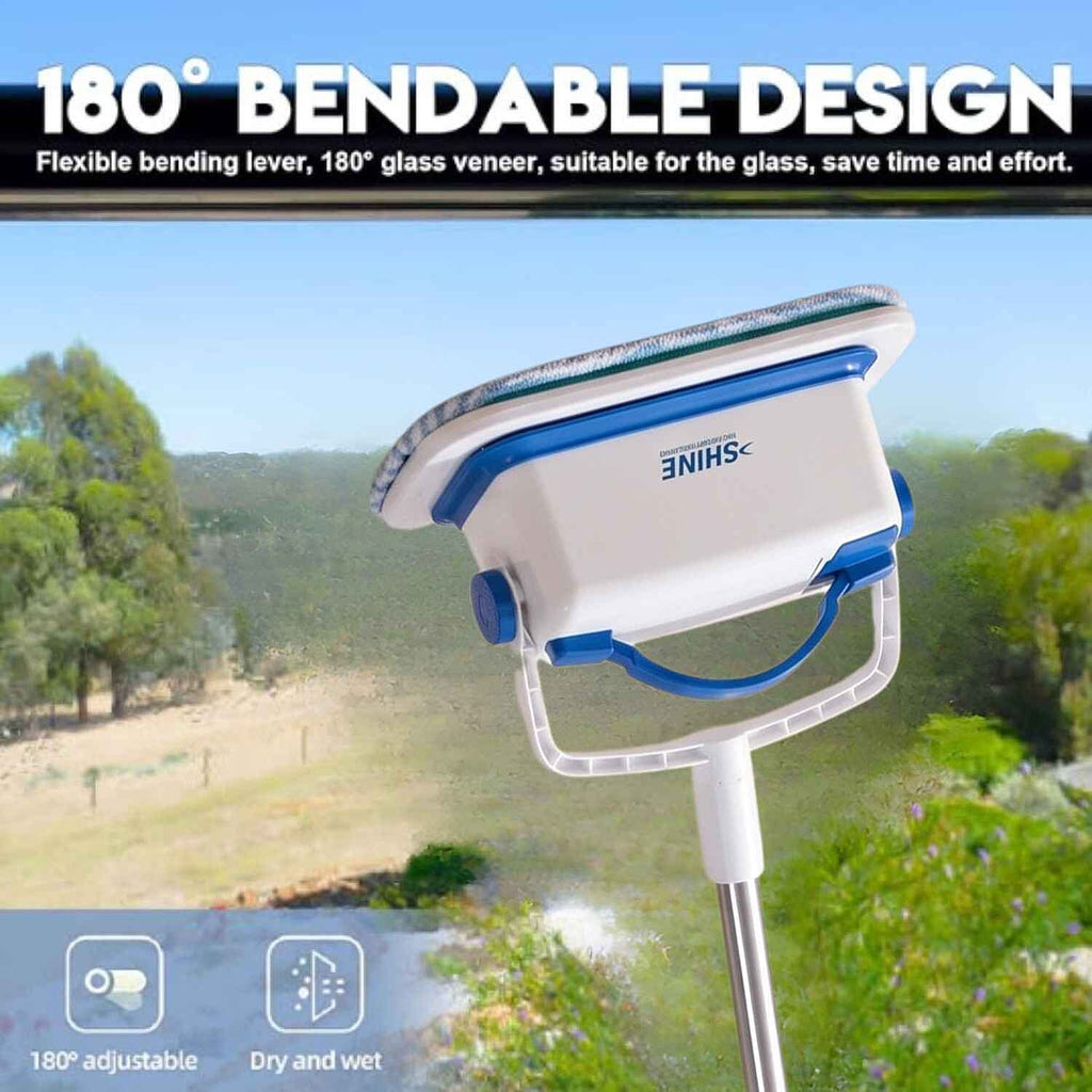 Aqua Laser Electric Vibro Scrubber - 1500 VPM Cordless Power Scrubber, 2-in-1 EasySwitch Telescopic - Handheld Cleaner - White