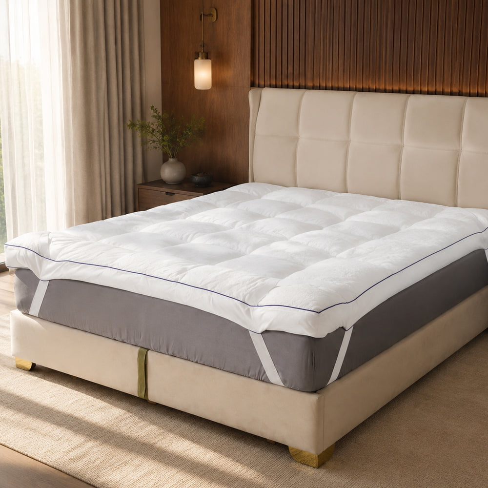 Bliss & Beyond Patterned Mattress (Size 135x10 cm) - White_8575147