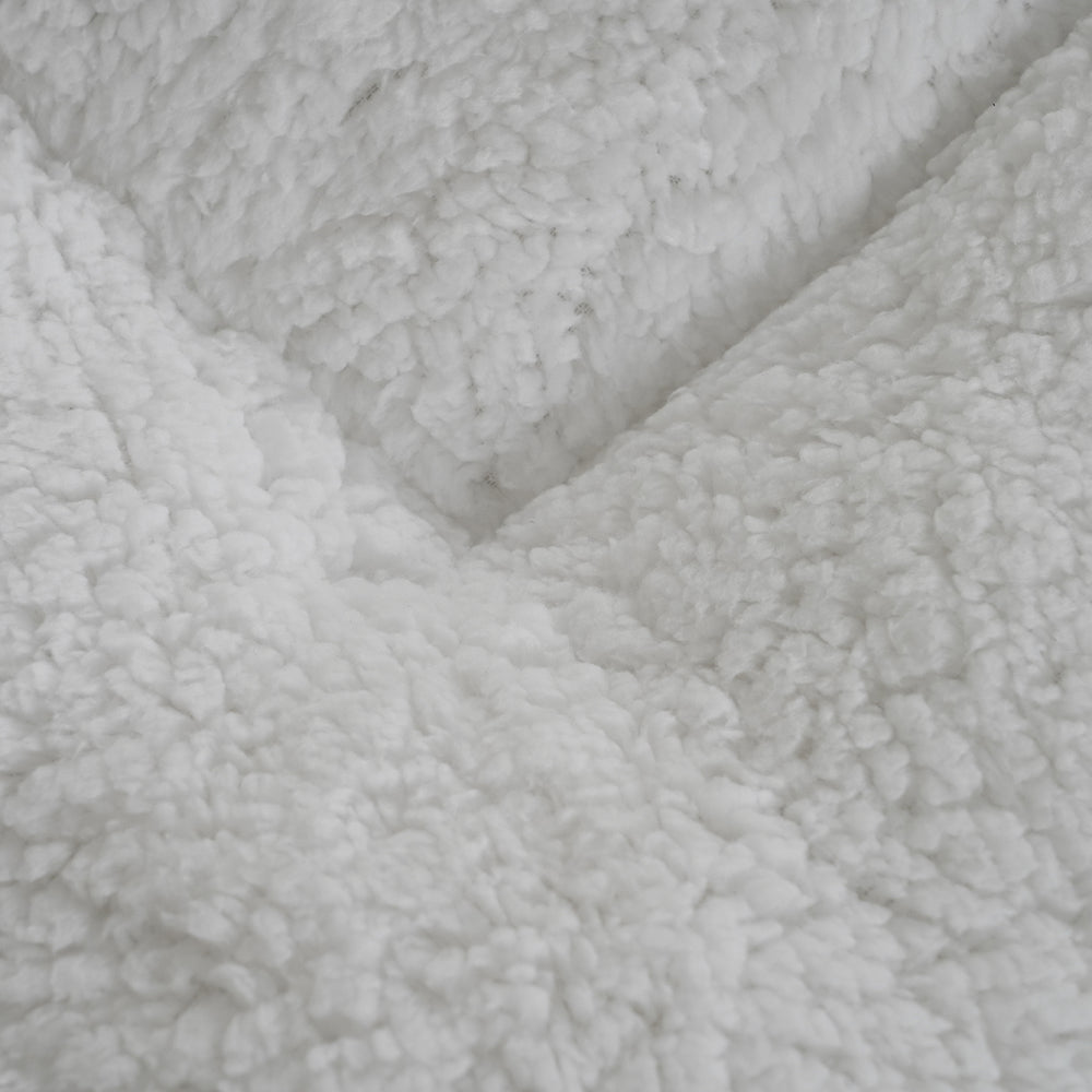 Bliss & Beyond Patterned Mattress (Size 135x10 cm) - White_8575147_4