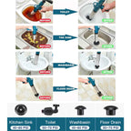 New Innovation High Pressure Air Drain Blaster Kit