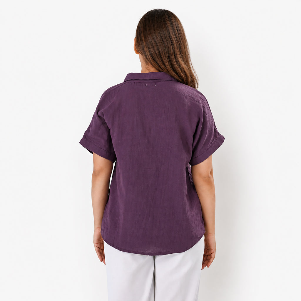& Maisi Shirt (Size - Large) - Purple_8578402_2