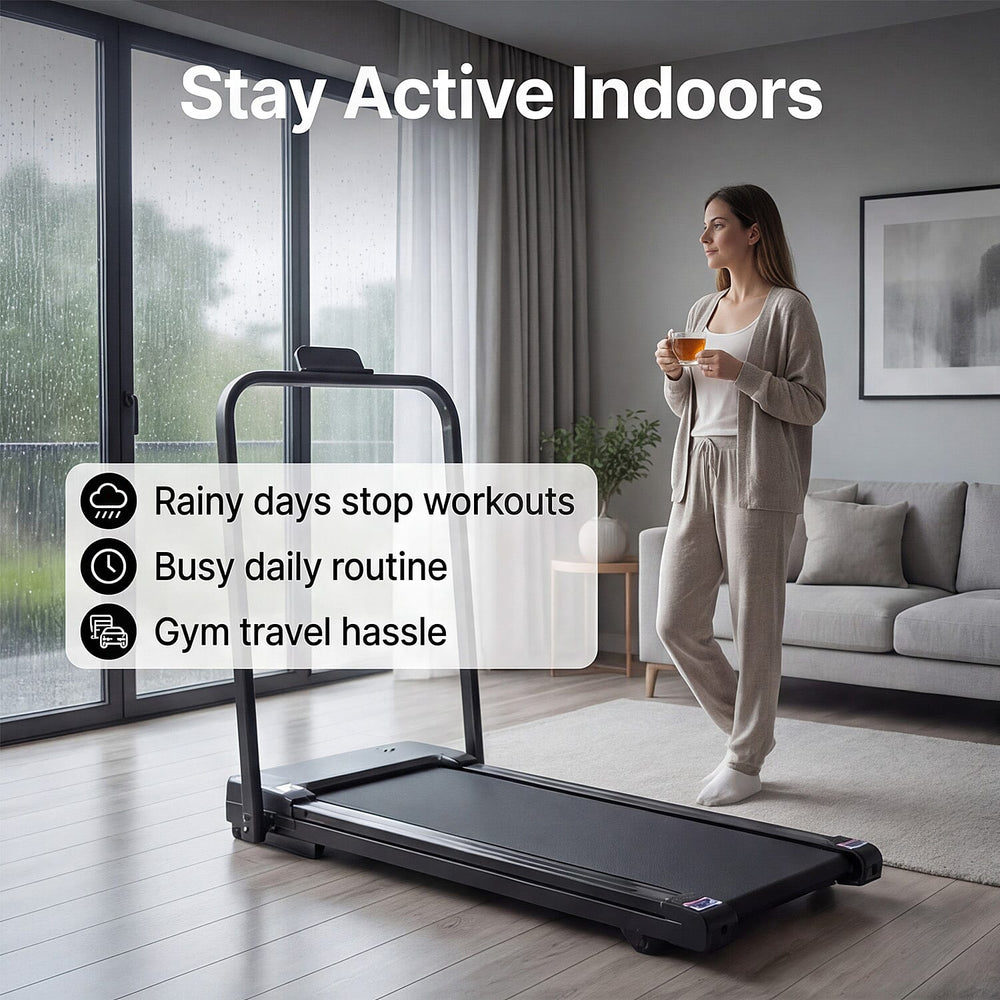 Treadmill with Handle