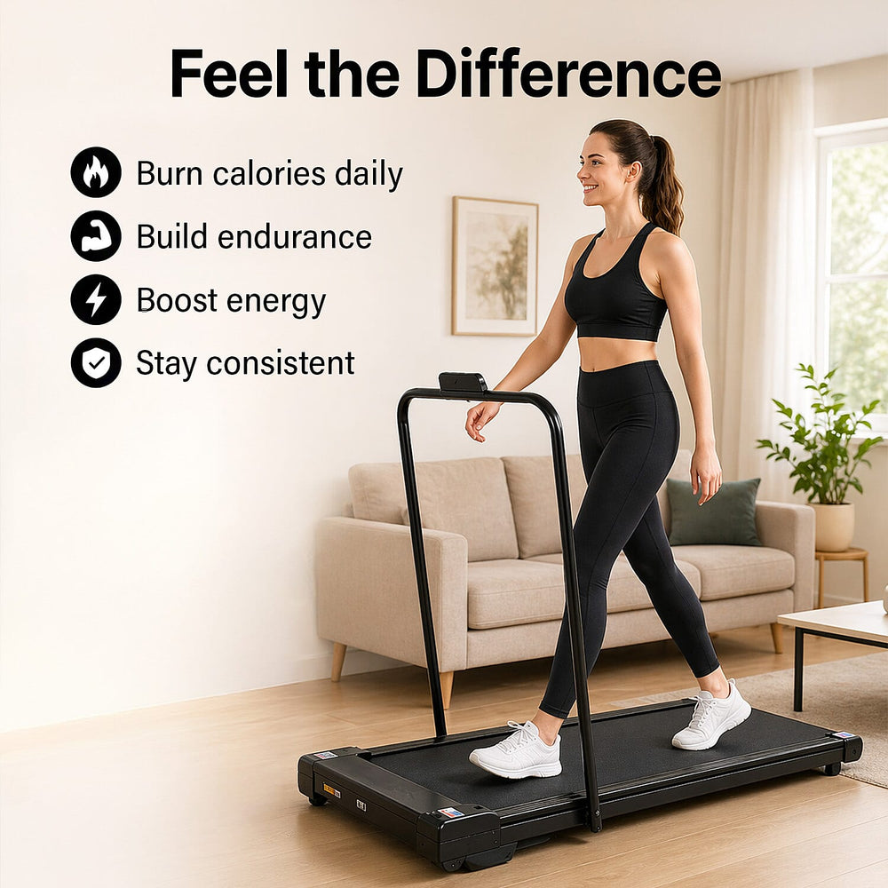 Treadmill with Handle