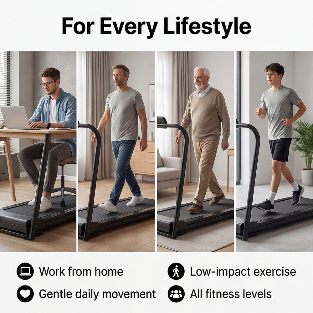Treadmill with Handle