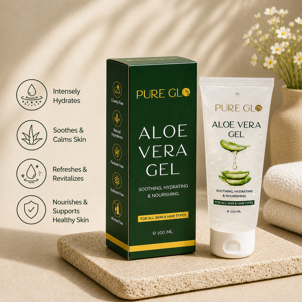 PureGlo Aloe Revital Soothing Gel - Aloevera Gel, Hydrating & Nourishing (100ml/3.38oz)_8586537_3