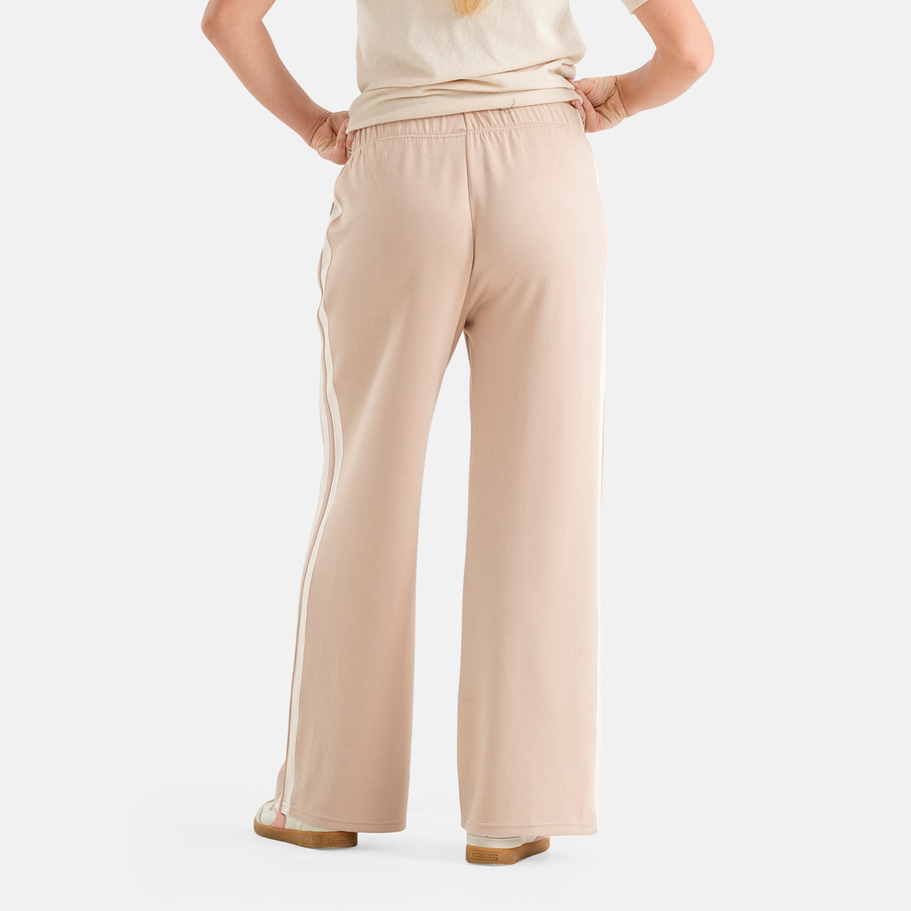 & Maisi Wide Leg Casual Trousers (Size S, 8-10) - Cream Colour_8587371_2