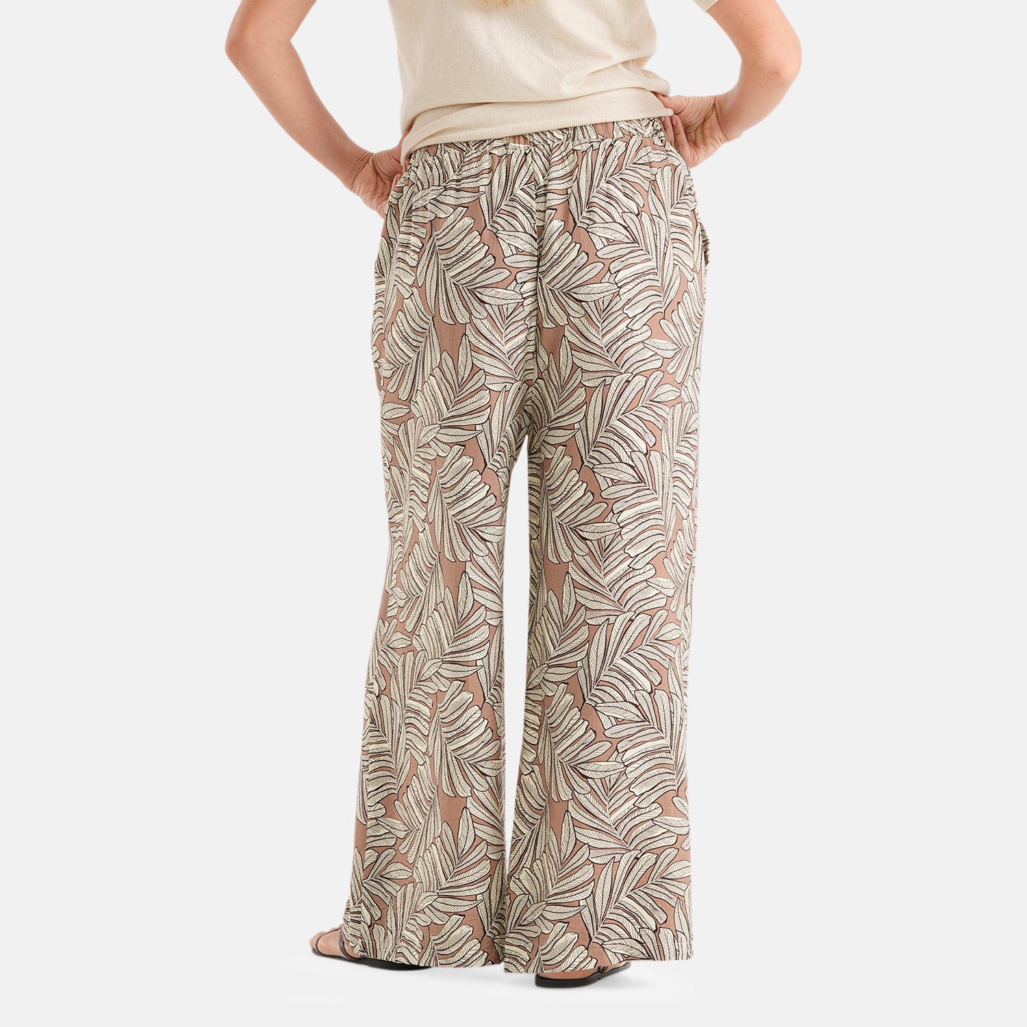 & Maisi Patterned Jean and Pant/Trouser (Size - Large) - Chocolate_8589367_2