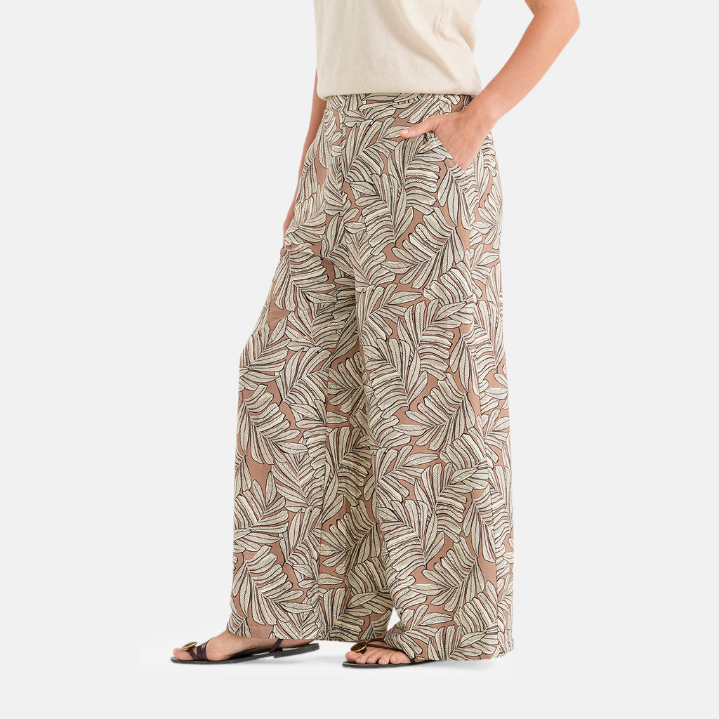 & Maisi Patterned Jean and Pant/Trouser (Size - Large) - Chocolate_8589367_4