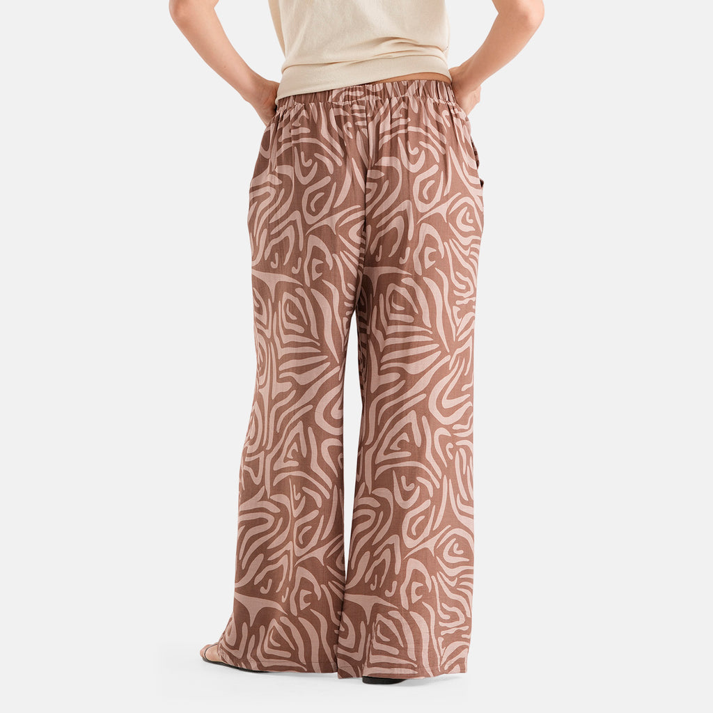& Maisi Patterned Jean and Pant/Trouser (Size - Small) - Dark Brown_8590248_2