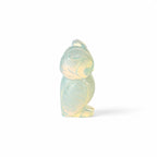 Bliss & Beyond Hand Carved Natural Opolite Gemstone Owl Figurine (6-6.5cm) - Light Blue_8594750_4