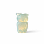 Bliss & Beyond Hand Carved Natural Opolite Gemstone Owl Figurine (6-6.5cm) - Light Blue_8594750_5