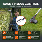Iflex 3in1 Garden tool (Cordless Lawnmower with Mulching Blade and Grass Trimmer)