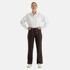 & Maisi Patterned Jean and Pant/Trouser (Size - Large) - Dark Brown_8604709
