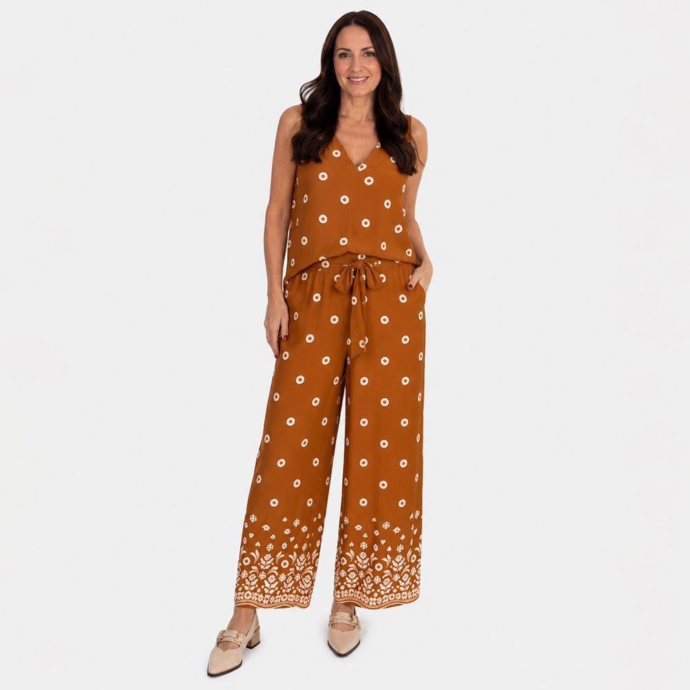 & Maisi  Jean and Pant/Trouser (Size - 8/10) - Tan_8604801