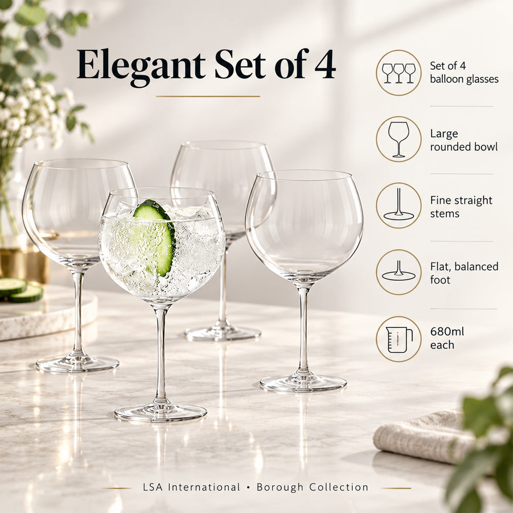 LSA Drinking Glass (Size - One Size) - Clear_8605129_1