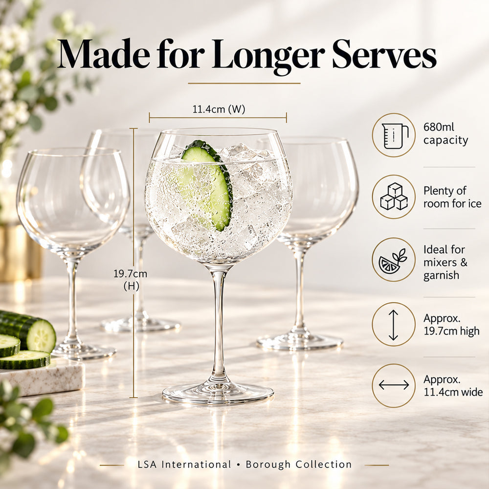 LSA Drinking Glass (Size - One Size) - Clear_8605129_2