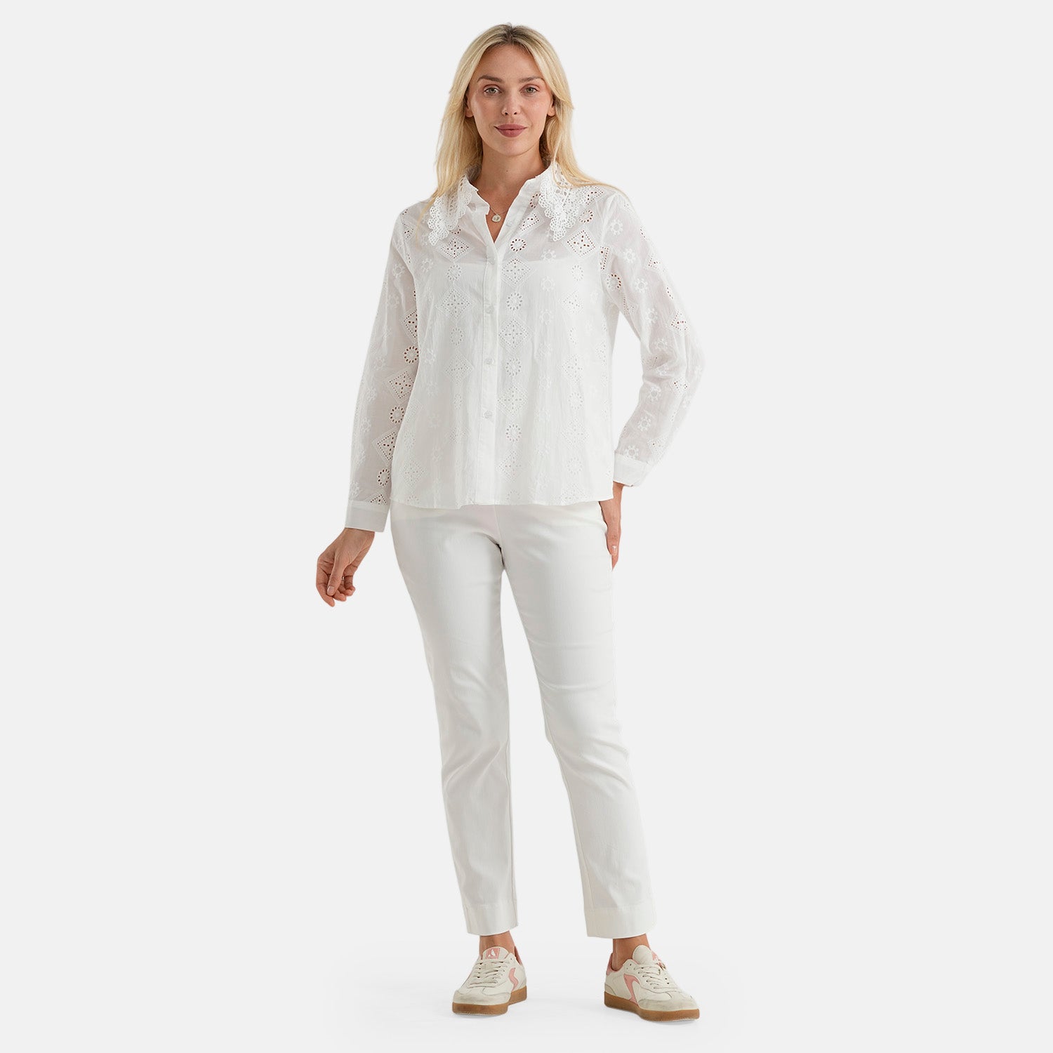 & Maisi Shirt (Size - 12) - White_8608267