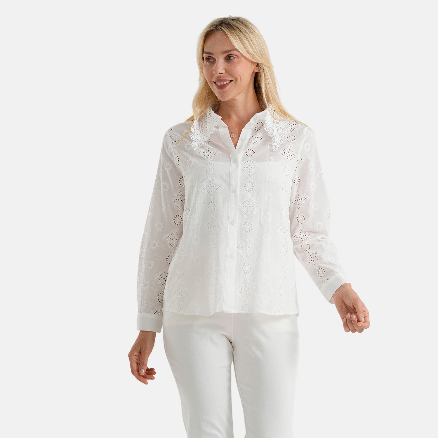 & Maisi Shirt (Size - 12) - White_8608267_1