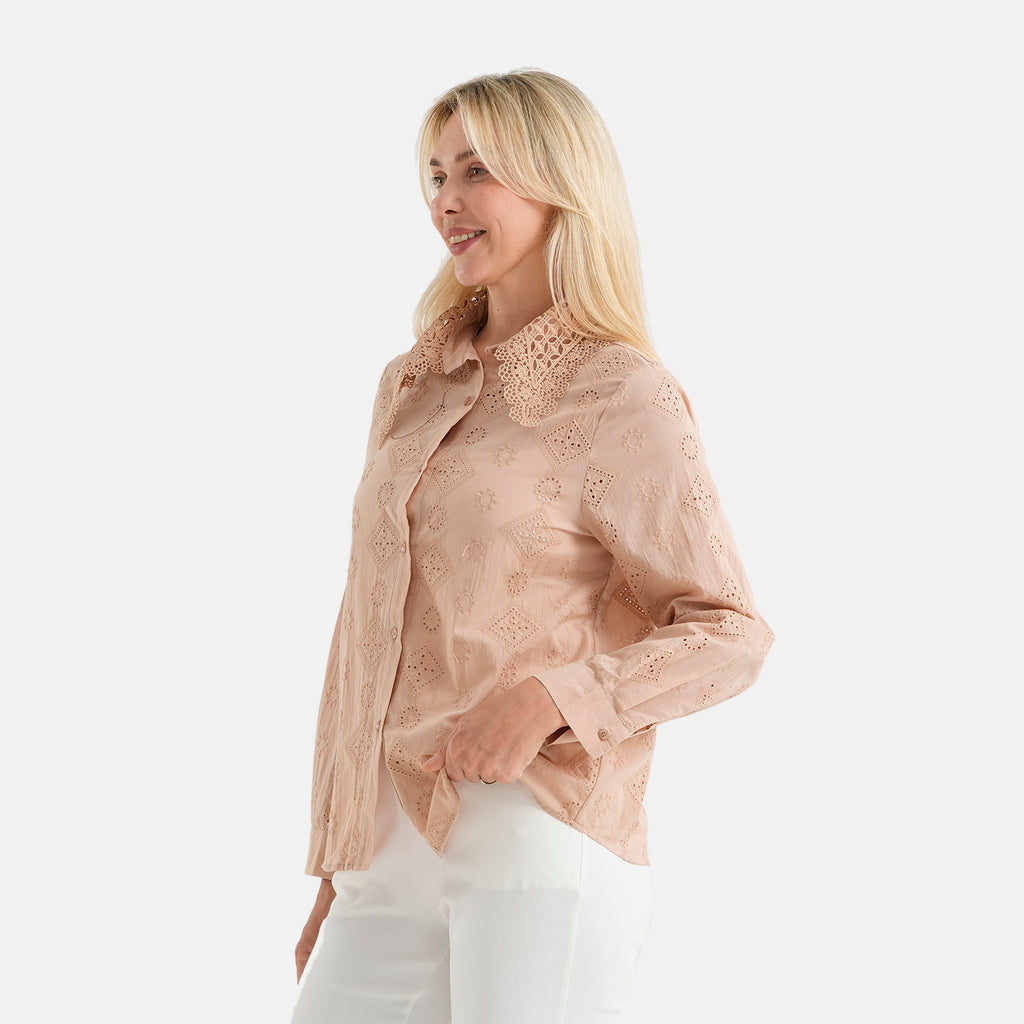 & Maisi Shirt (Size - 12) - Beige_8608317_2