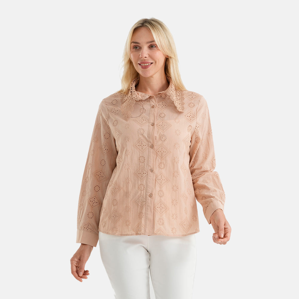 & Maisi Shirt (Size - 12) - Beige_8608317_3
