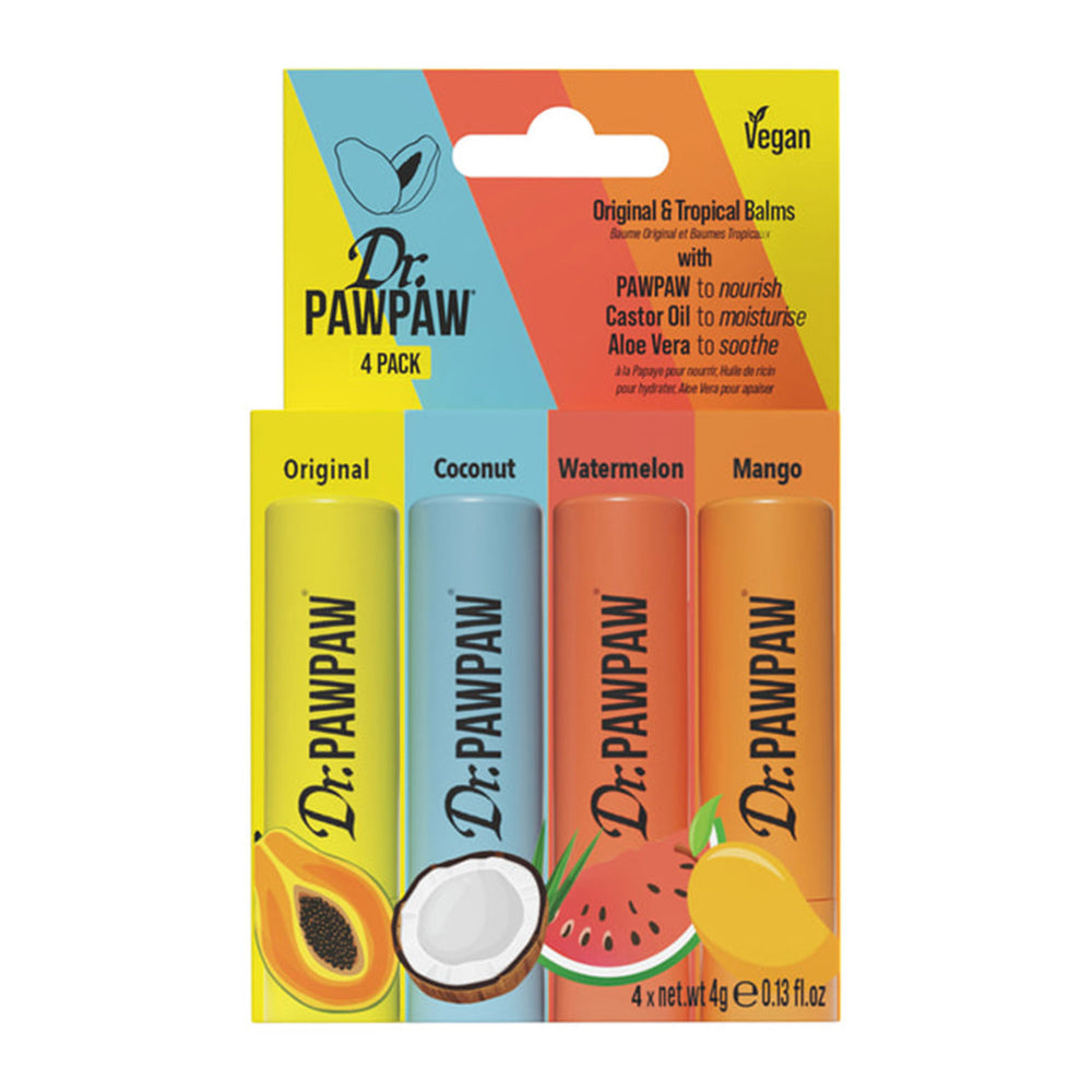 Dr. PAWPAW Original & Flavoured Balm Sticks Multipack (4/PK)_8614068