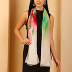 IW Special Mulberry Silk Scarf (Size - One Size) - Red Multi_8621252