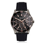 Sekonda Quartz Watch with a Black Dial and a Black Leather Strap in a 47mm Black Alloy Case with 5 ATM 30026_8627908_2