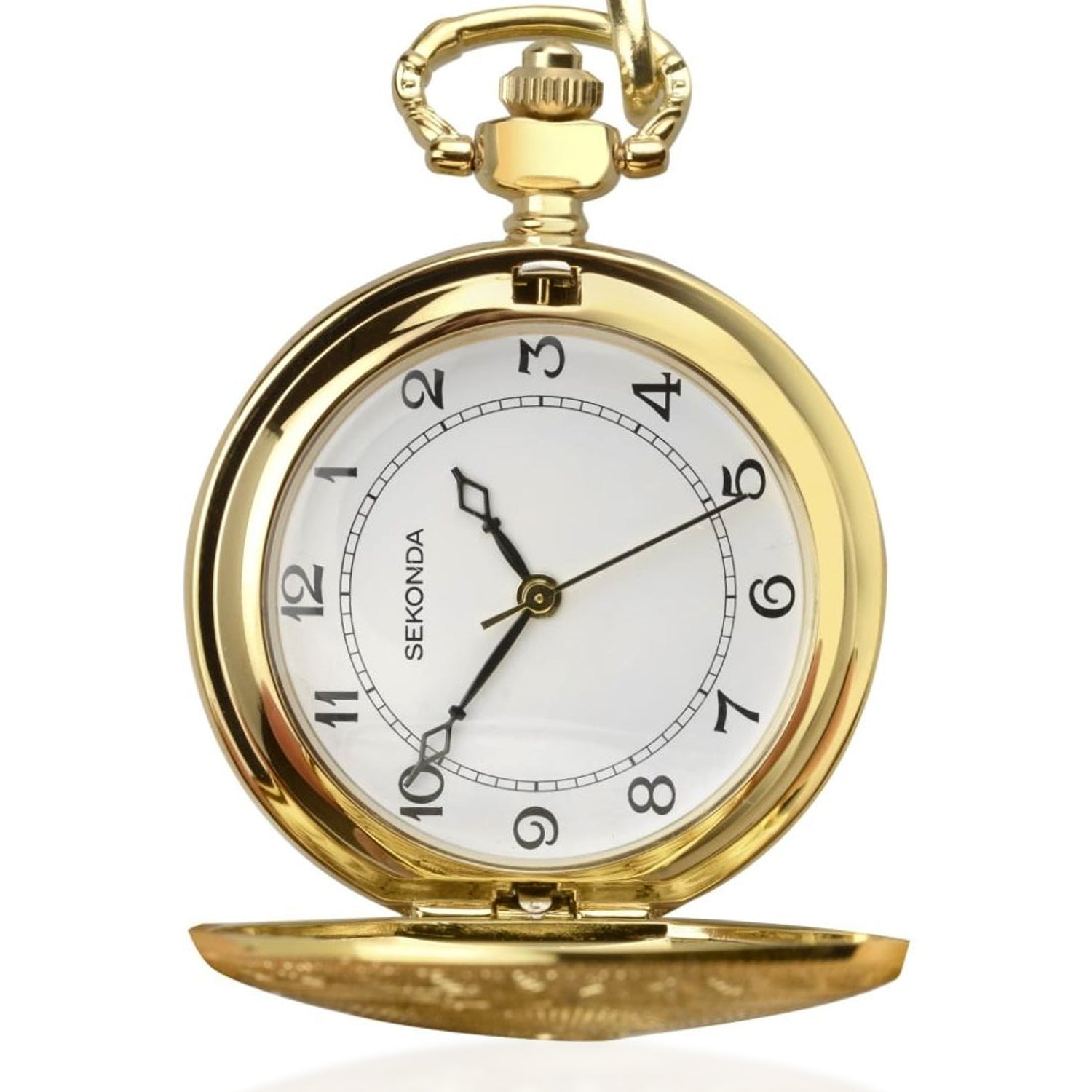 Sekonda Quartz Watch with a White Dial and a None None Strap in a 42mm Gold Alloy Case with None 3799_8627951_2