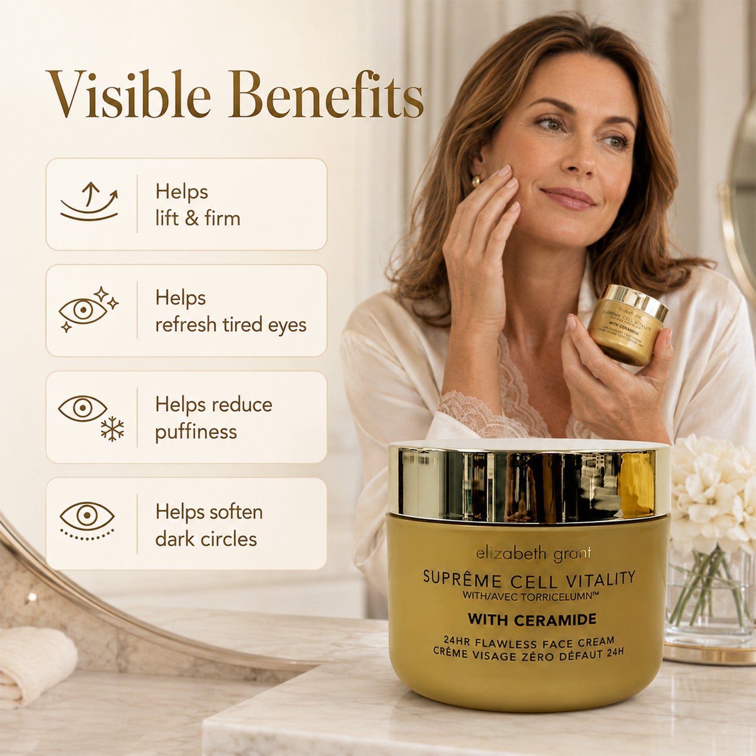Elizabeth Grant Supreme Cell Vitality Flawless Face Cream With Ceramide Supersize - 200ml_8628058_4