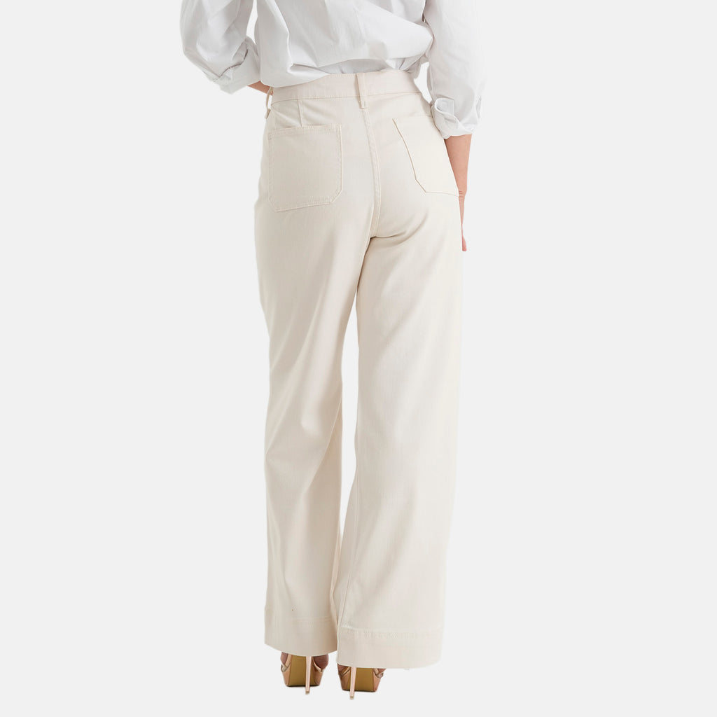 & Maisi Cotton Patterned Jean and Pant/Trouser (Size - 12) - Beige_8638171_2