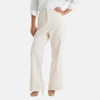 & Maisi Cotton Patterned Jean and Pant/Trouser (Size - 12) - Beige_8638171_3