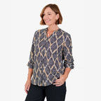 & Maisi  Top (Size - Large) - Black Beige_8639789_1