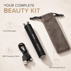 "Beauluxe SJ25 Facial massager                                            Color: host: black, LOGO: Gold                                              Product Size: 26×17×123 mm Material: Stainless ste_8643584_5