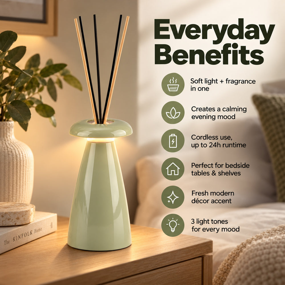 Bliss & Beyond Table Lamp (Size - One Size) - Light Green_8645075_2