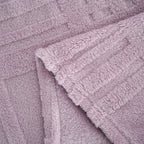 Bliss & Beyond Single Layer Soft Jacquard Throw Blanket (Size 150 x 200Cm) - Light Purple_8646883_2