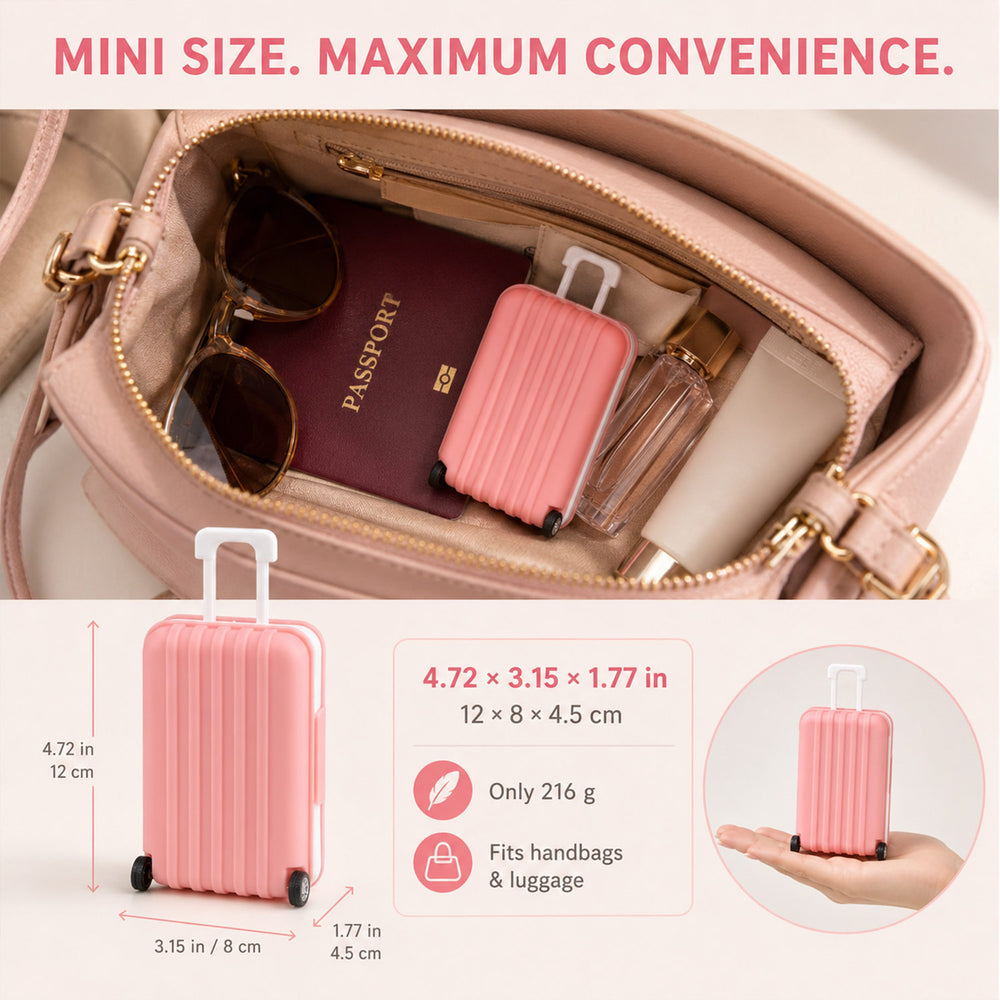 Bliss & Beyond 12pc Mini Travel Case Nail Kit-Pink                                             Size: 12*8*4.5cm                                                             Material: Plastic + Stainles_8666314_6