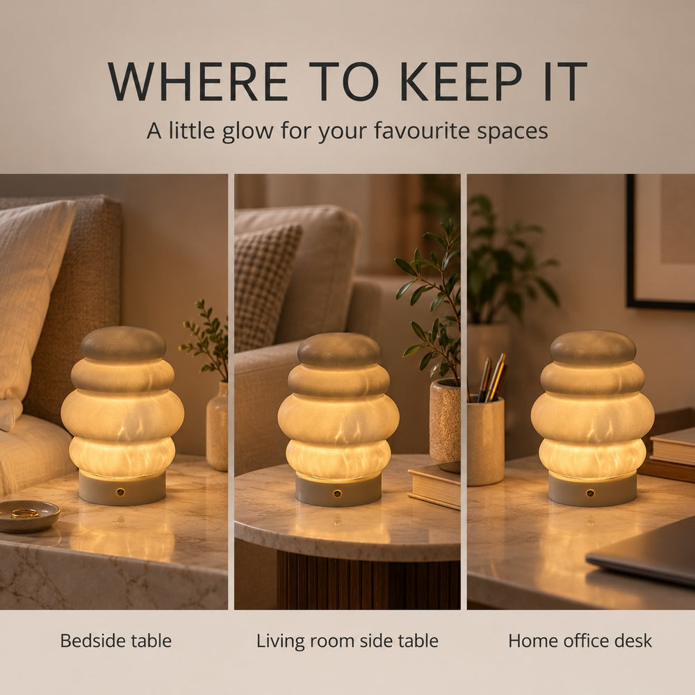 Bliss & Beyond Table Lamp (Size - One Size) - Gray_8666836_3