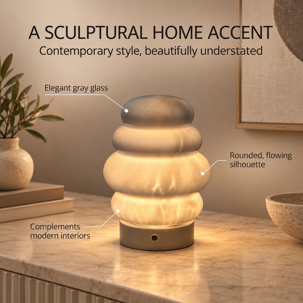Bliss & Beyond Table Lamp (Size - One Size) - Gray_8666836_4
