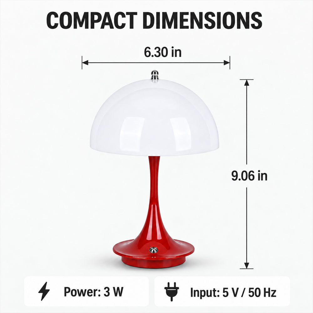 Bliss & Beyond Table Lamp (Size - One Size) - Red_8669736_5