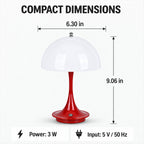 Bliss & Beyond Table Lamp (Size - One Size) - Red_8669736_5