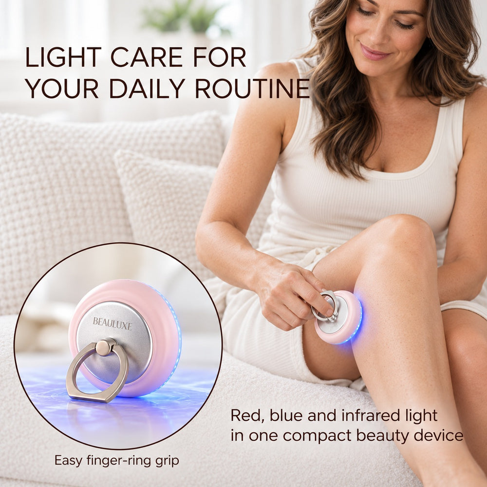 "Beauluxe MS01 beauty device-Pink                       1. LED Qty: 12*3=36pcs 2. Wavelength: 460:660:850=1:1:1 3. Battery Capacity: 800 mAh 4. LED Color: Red /Infrared/ Blue 5. EMS & Vibration Functi_8673179_4